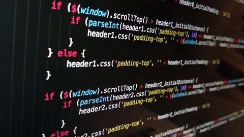 Developer coding
